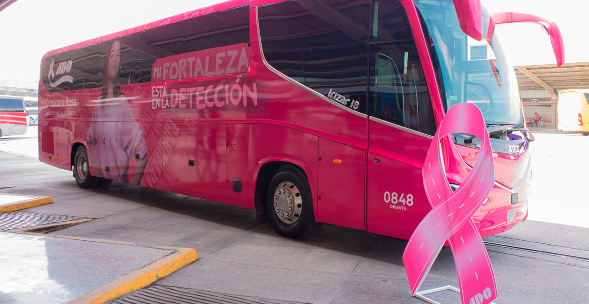 ADO Inicia la 12ª Edición de la «Caravana Rosa» para Concientizar sobre el Cáncer de Mama en Puebla