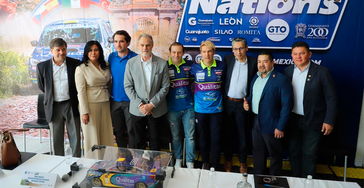 Más de 30 pilotos de 13 países competirán en el Rally de las Naciones Guanajuato 200 años