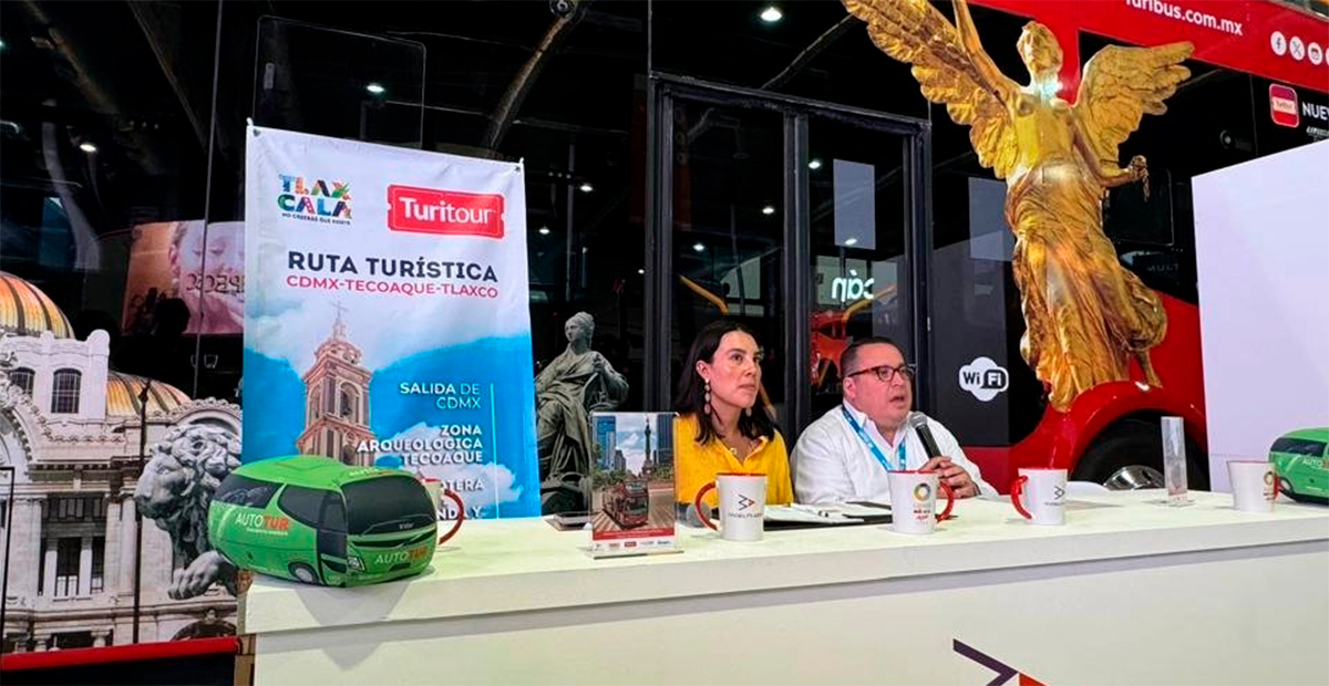 Tlaxcala y la Ciudad de México se conectan a través de nuevas rutas turísticas con Turitur