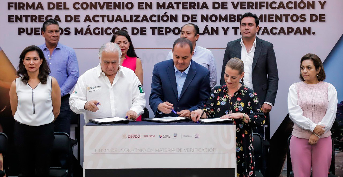 Sectur y Morelos fortalecen la actividad turística con sus Pueblos Mágicos y nuevas unidades de Ángeles Verdes