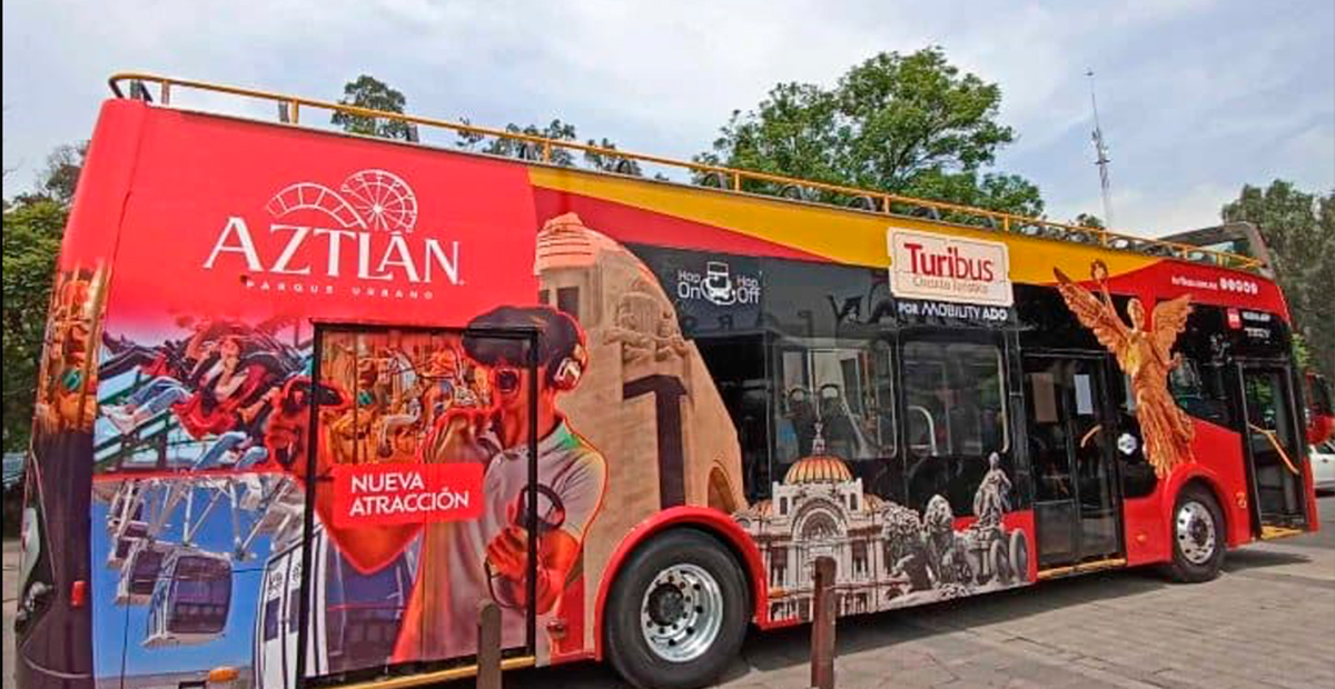 Turibus y Aztlán Parque Urbano lanzan nueva ruta con experiencia de entretenimiento en la CDMX