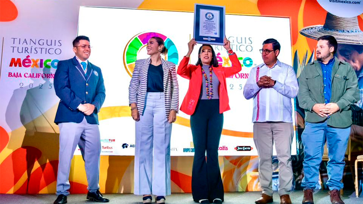 Récord Guinness: el Tianguis Turístico 2025 hace historia en Baja California
